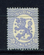 FINLAND  -  1917  10p  Mounted/Hinged Mint - Neufs