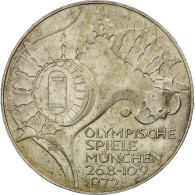 Monnaie, République Fédérale Allemande, 10 Mark, 1972, Hamburg, TTB+, Argent - Andere & Zonder Classificatie