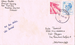 23761. Carta Aerea BESIKTAS (Istambul) Turquia 1955. Fechador De BEYOGLU - Briefe U. Dokumente