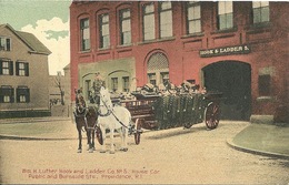 USA Providence Rhode Island Firemen Pompiers - Providence