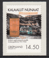 Greenland MNH 2012 Scott #617 14.50k Amitsoq Grafitmine 1915-1924 - Mining In Greenland - Nuovi