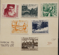 VP010 - 1923 AZERBAIJAN PRIVATE ISSUE PRINTED IN ITALY UDINE - RARE OLD SET - Azerbaïjan