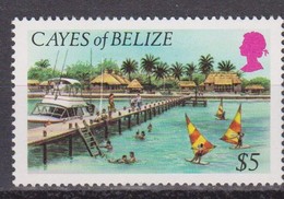1984 Cayes Of Belize - Definitives High Value 1v., Ile, Boats, Island, Cay , Scott 9 Michel 13 MNH - Inseln