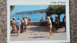 CPM  PETANQUE UNE PARTIE DE BOULES COTE D AZUR ED LA LA STE BAUME - Boule/Pétanque