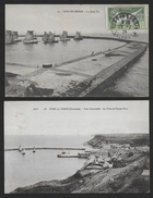 PORT EN BESSIN - Lot De 2 Cartes - Port-en-Bessin-Huppain