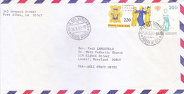 VATICANE CITY 1980 COMMER COVER TO U.S.A. - POSTED FROM CITTA DEL VATICANO - Covers & Documents