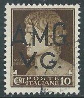 1945-47 TRIESTE AMG VG USATO IMPERIALE 10 CENT CORONA - L1 - Afgestempeld