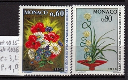 N°    1035 à 1036 ** TTB - Unused Stamps