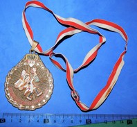 Huge ''Schutz'' Medal: PRINZENGARDE DER STADT DUISBURG 2000. - Theater, Kostüme & Verkleidung