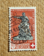 Timbre De Suisse Croix-Rouge Perforé Perfin HAUSAG - Perfin