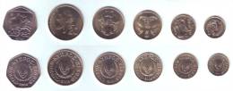 Cyprus 6 Coins Lot 2004 - Cipro