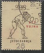 TRIESTE B 1952 OLYMPIC GAMES HELSINKI GIOCHI OLIMPICI OLIMPIADI OLIMPIADE 28d USATO USED OBLITERE' - Used