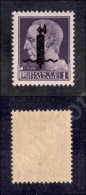 1944 - Saggi - 1 Lira (P12A) Con Fascio Nero - Nuovo Con Gomma Integra - G. Colla (6.000) - Sonstige & Ohne Zuordnung