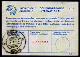 INDE  International Reply Coupon / Coupon Réponse International - Zonder Classificatie