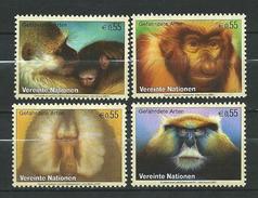 UN.United Nations Vienna.2007 Endangered Animals - Primates.Fauna/Mammals/Monkeys & Apes.MNH - Nuovi