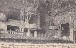 Monaco Monte Carlo Loge Du Prince Salle De Concert 1907 - Opernhaus & Theater