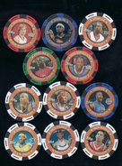 11 TOPPS 2005-2006 NBA COLLECTOR POKER CHIPS -shawn Marion-shaquille O'neal-monta Ellis-danny Granger-J.R.smith... - Andere & Zonder Classificatie