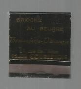 G-I-E , Tabac , Boites , Pochette D'ALLUMETTES , 2 Scans ,  Publicité, Boulangerie BRIOCHE AU BEURRE , 92 , COURBEVOIE - Matchboxes