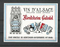 VIN D'ALSACE  KIENTZHEIM GUTEDEL CAVE KIENTZHEIM - KAYSERSBERG  NEUF QUALITÉ - Riesling