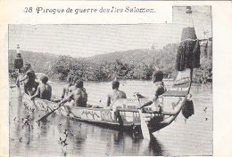 Océanie - Iles Salomon - Précurseur 1ère Série - Pirogue De Guerre - N° 38 - Solomon Islands