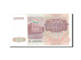 Billet, Tajikistan, 500 Rubles, 1994, Undated, KM:8a, NEUF - Tadjikistan