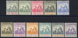 1892-1903 CCA Set M, SG.105/115. (11) Cat. £250 - Sonstige & Ohne Zuordnung