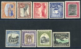 1934 Pictorial Defin Set, M (excl. ½pi & ¾pi), From SG.133/143. (9) Cat. £200. - Autres & Non Classés