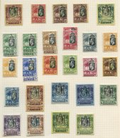 1922-29 MCCA & MSCA Set Fine M (excl. 1928 3s),  Odd Extra Shade, SG.118/142. (31) Cat. £470 - Sonstige & Ohne Zuordnung