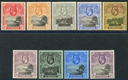 1912-16 MCCA Set (excl. ½d) M, SG.73/81. (9) Cat. £150 - Sonstige & Ohne Zuordnung