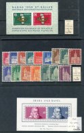 1905-96 Range Of M & U On Hagner Leaves, Highlights Incl. Pro-Juventute M, 1915 Girl From Lucerne, 1918 Set & 19 - Sonstige & Ohne Zuordnung