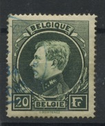 20F Ø  Montenez  Roi Albert De Belgique  Bon Ex. Oblitéré En Bleu 1934 Cote 25 Euros - 1929-1941 Grande Montenez