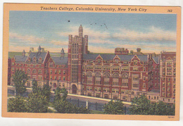 USA Circulated Postcard To Romania - 1962 - Teachers College , Columbia University - Education, Schools And Universities