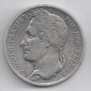 LEOPOLD I  5 Frank  1848    ZEER FRAAI -   -  M14 - 5 Francs