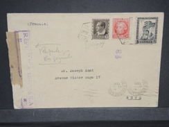 ESPAGNE - Enveloppe Pour La France En 1937 Avec Censure - L 6957 - Marques De Censures Républicaines