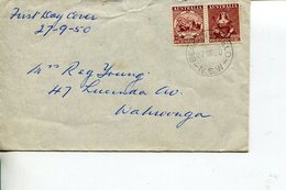 (PH 52) Very Old - 1950 - Australia - NSW -   (FDC Cover) - Lettres & Documents