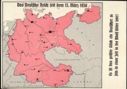 NS-LANDKARTE WK II - Das Deutschland Adolf Hitlers Wird Unsterblich Sein Wie Sein Schöpfer" I" - Ohne Zuordnung