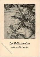 WK II MILITÄR - ZOLLGRENZSCHUTZ Wacht An Allen Grenzen I Sign. 1942 - Non Classificati