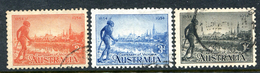 Australia 1934 Centenary Of Victoria - P.10½ - Set Used (SG 147-149) - Oblitérés