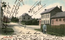 BELGIQUE - WELLIN - La Gare - Colorisée - 1907 - Très Bon état - 2 Scans - Wellin