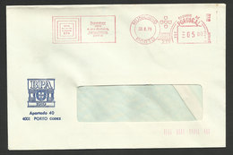 Portugal EMA Cachet Rouge Banque BPA Porto 1979 Meter Stamp Bank BPA Oporto - Maschinenstempel (EMA)