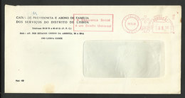 Portugal EMA Cachet Rouge "Sécurité Sociale, Droit Universel" 1981 "Social Security, Universal Right" Franking Meter - Franking Machines (EMA)