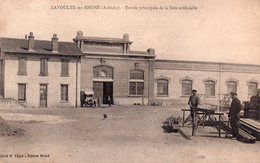 CPA Entrée Principale De La Soie Artificiel Animée - La Voulte-sur-Rhône