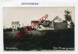 ZONNEBEKE-Carte Photo Allemande-Guerre 14-18-1 WK-BELGIEN-Flandern-Militaria- - Zonnebeke