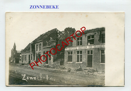ZONNEBEKE-Commerce-HOFLACK BAKKER-Carte Photo Allemande-Guerre 14-18-1 WK-BELGIEN-Flandern-Militaria- - Zonnebeke