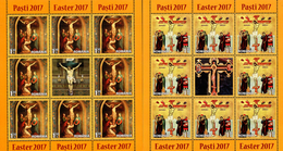 Romania - 2017 - Easter - Mint Stamp Sheets Set - Nuovi