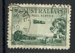 Australia 1929 3p Air Mail Issue #C1 - Usati
