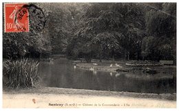 94 SANTENY : Château De La Commanderie (état :pli à Droite) - Santeny