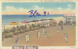 VIRGINIA BEACH, CAVALIER BEACH CLUB 1937 - Virginia Beach