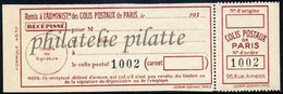 -France Colis Postaux Paris Pour Paris 157** - Other & Unclassified