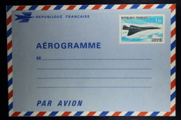 France: Entier : Aérogrammme Concorde 1 F Type 1969 A 1  Not Used - Aérogrammes